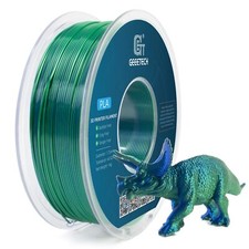 1KG/Rolle Seide PLA GEEETECH 3D Drucker Filament Dual Color Gradient Blau+Grün