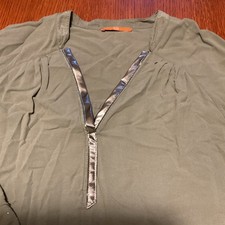 Hugo Boss Damenkleid Tunika 42 Olivgrün 