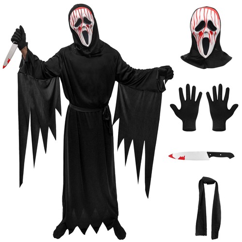 5er scream kostüm herren - scream,