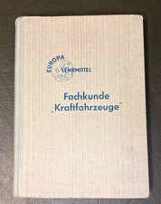 Buch Europa Lehrmittel Fachkunde "Kraftfahrzeuge" 2. Auflage