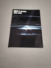 BMW 525i 535i Katalog 1988 E34