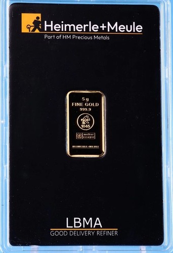 Goldbarren heimerle meule - 5, g