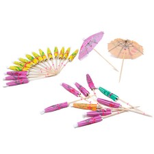 50 Cocktail Schirme Schirmchen