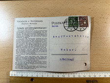 Postkarte 1922 Haendler & Natermann Hannoversch Münden