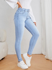 Damen Jeans High Waist Skinny