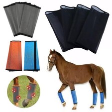 Pferdegamaschen und Fliegenschutz Mehrfarbig Schutzhülle Reitsport Equip /