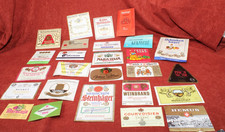 DDR und internationale Etiketten Sammlung ca. 70 Stk