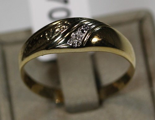 333 gelbgold ring 61 - ring,