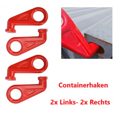 4x Containerhaken Gerade 45°