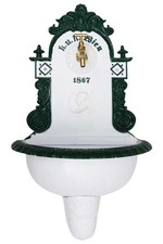 Brunnen 72cm wandbrunnen alu - 72cm,