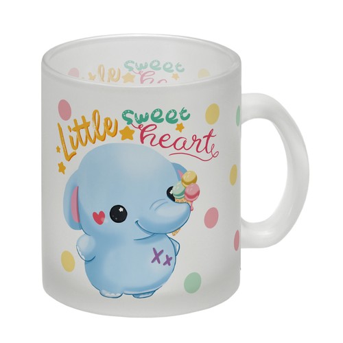 Elefant glas tasse - elefant, mit