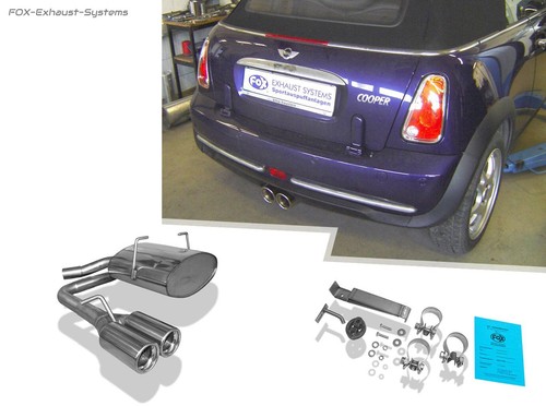 Sportauspuff mittig mini - ,
