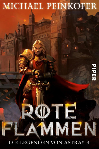 Rote flammen michael - rote, |