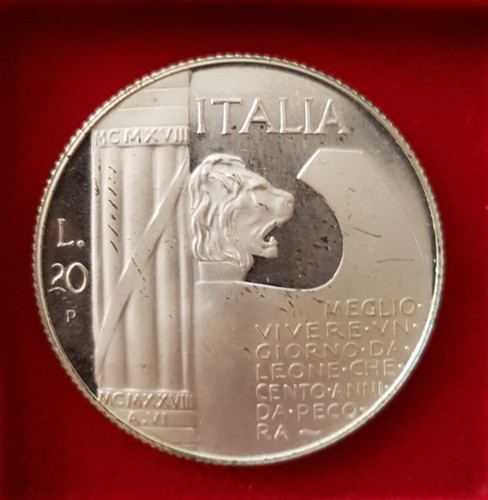 Medaille lire italien - medaille,