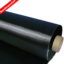 Carbongewebe Köper 245g/m² | SP-T240/125C | Carbon Matte Gewebe Sonderposten Cfk