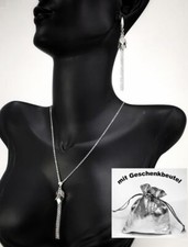 Schmuck Set Ohrringe Kette  Anhänger echt 925er Silber Schmuck Geschenk 