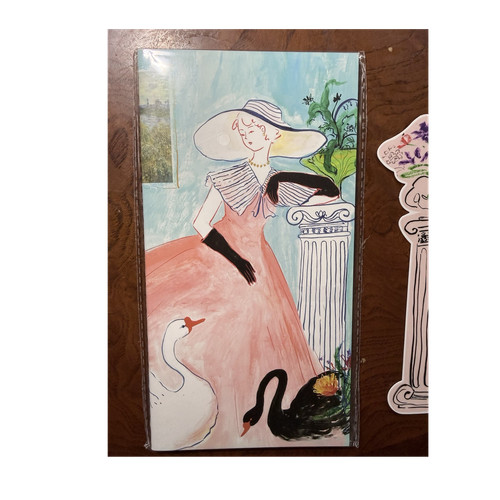 Illustration dame kleid - dame, im