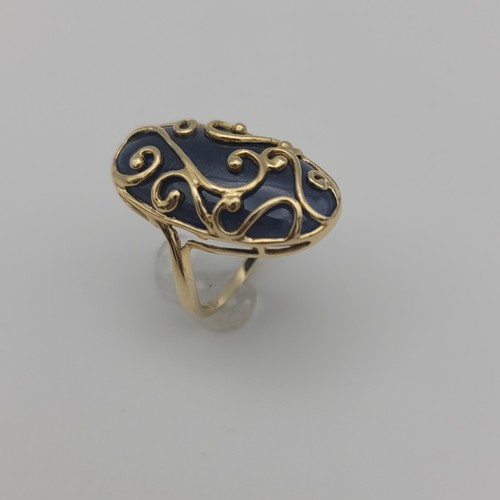 Saphirrring 585 gelbgold - 585/-,