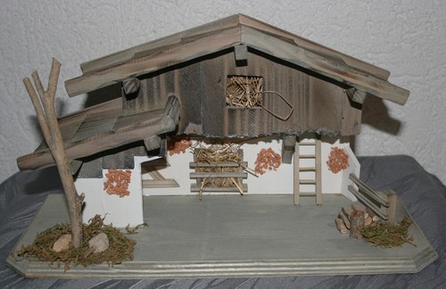 Krippe weihnachten holz cm - krippe, 37