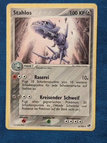 Pokémon stahlos 100 - pokémon, ex
