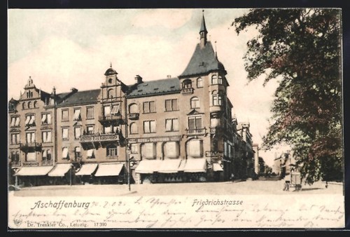 Ansichtskarte aschaffenburg - ansichtskarte,