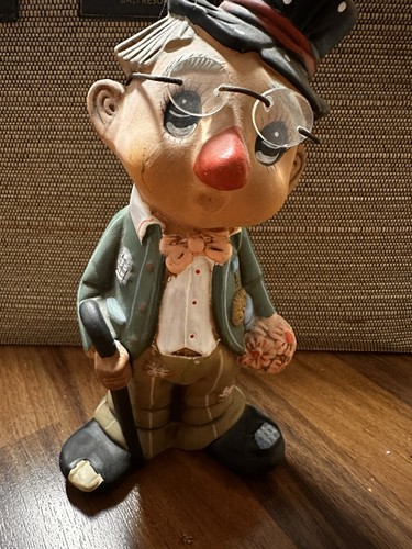 Clown dekofigur handbemalt - dekofigur,
