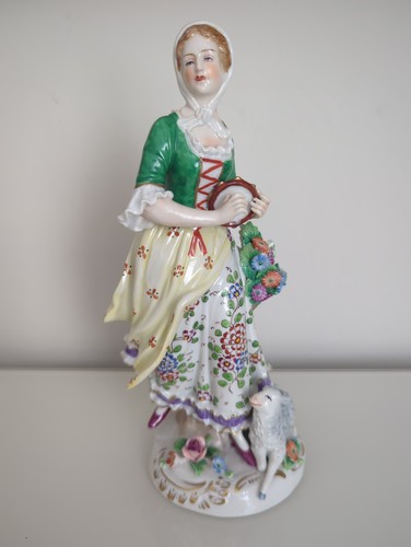 Sitzendorf porzellan figur - porzellan,