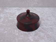 5NMDp4 - Art Deco Design Bakelit Design Dose marmoriert - Vintage