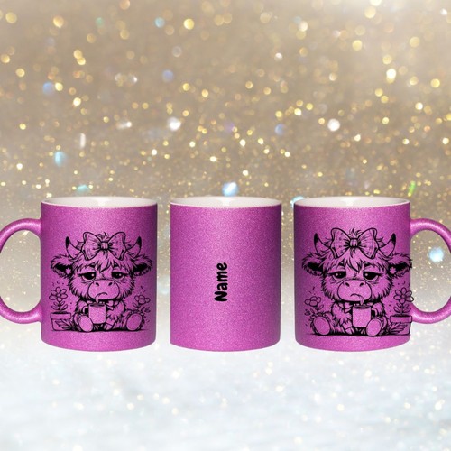 Tasse glitzer effekt - tasse,