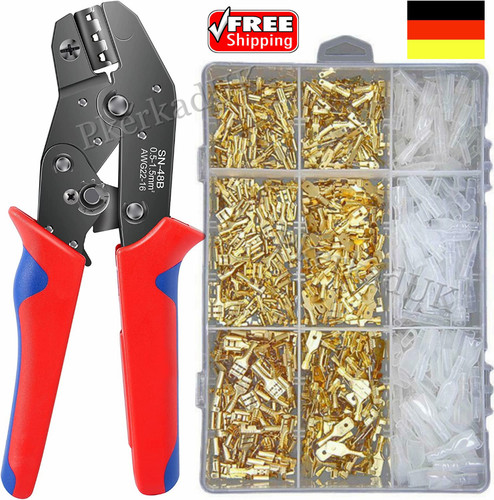 900 tlg flachstecker set - 900-tlg,