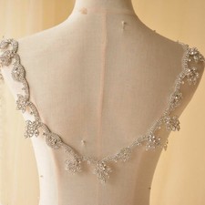 Glitzer Kristall Strass Borten