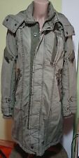 Cooler Jet Lag Parka, Mantel in grün, Gr. L, 40, lang,warm,Kapuze, viele Taschen