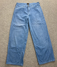 Lee Cordhose 5 Pocket Wide Leg Herren Gr. W28 L33 blau #458