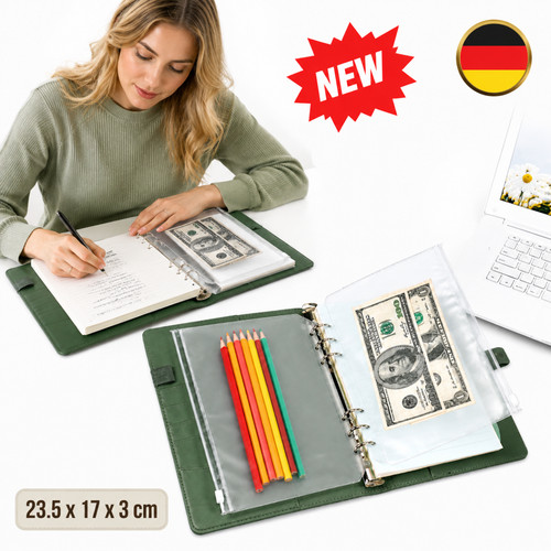 Olivgrün ringbuch - olivgrün,