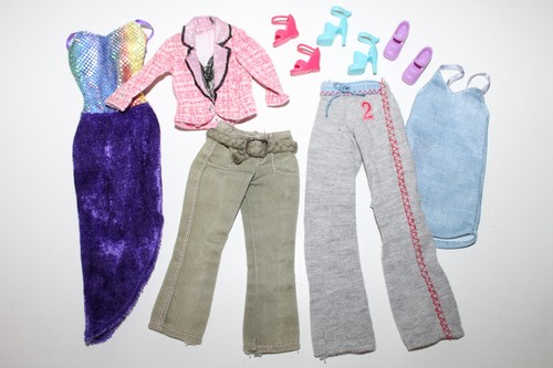 Barbie kleidung 253 kleid - -253-,