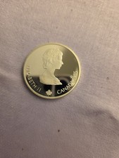 20 Dollar Silber Münze Canada Kanada Olympiade Calgary 1988  PP 