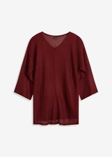 Transparenter Pullover durch