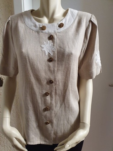 Trachten leinenbluse hess - trachten, leinenbluse,