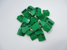 Lego 25 x Dachstein Schrägsteine 3660 negativ invers 2x2 grün (270822B)