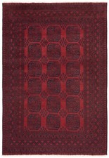 Afghan Handgeknüpfter Orientteppich 292x198 cm-Top Zustand,Orient,Carpet,rug,rot