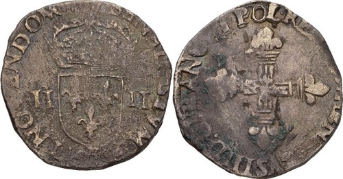 Frankreich ecu 1585 - ecu,