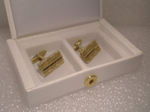 Gold manschettenknöpfe - gold,
