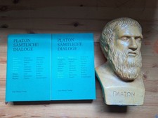 Platon Sämtliche Dialoge Felix Meiner Verlag in 7 Bänden inkl. Büste