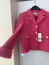 ZARA WOMAN BLAZER BOUCLE S