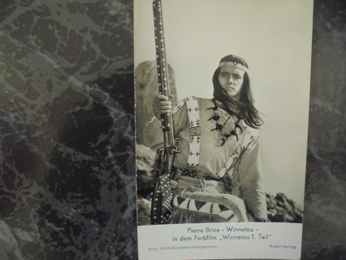 Winnetou postkarte pierre - postkarte,