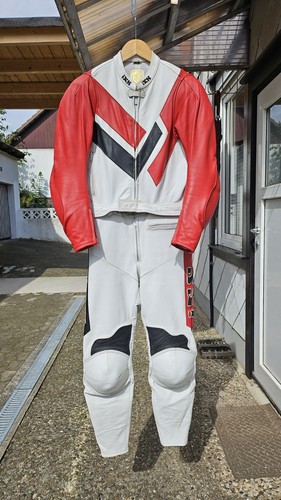 Motorrad lederkombi rot weiß - motorrad,