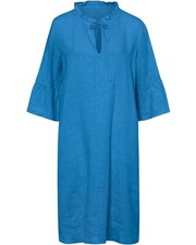 Backstage Leinen-Tunikakleid