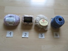 1 x Wolle mit Effekt, WAHL aus helles lila mit Glitzer ODER hellbraun mit Farben