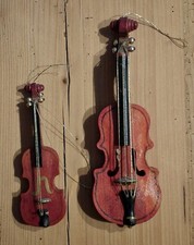 2 Miniatur Geige, Violine, 19