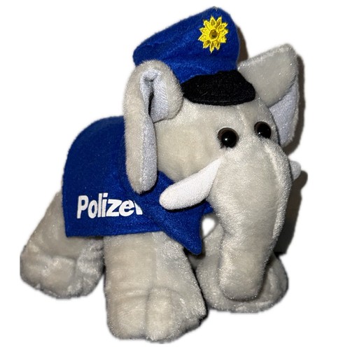 Polizei elefant stofftier - polizei,